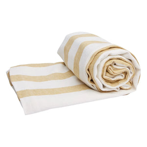 Gabrielle Paris – Leinen-Tagesdecke Bastide | Farbe Yellow Curry