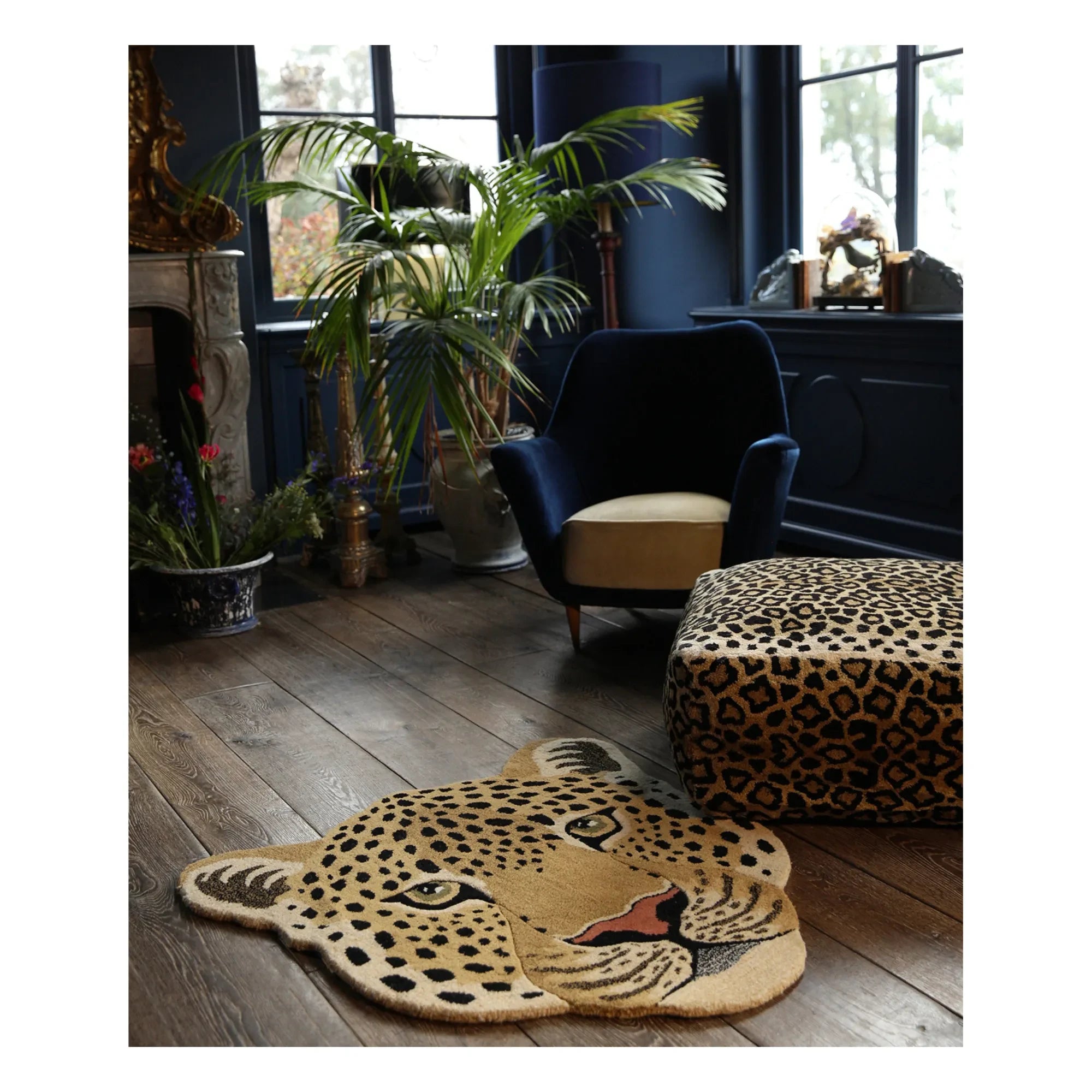 Doing Goods - Himani Leopar Kafa Halısı | Kahverengi