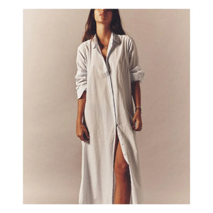 Xirena - Boden Baumwoll-Popeline-Kleid | Hellblau