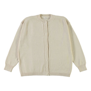 Poudre Organic - Cardigan Pétale aus Bio-Baumwolle | Beige