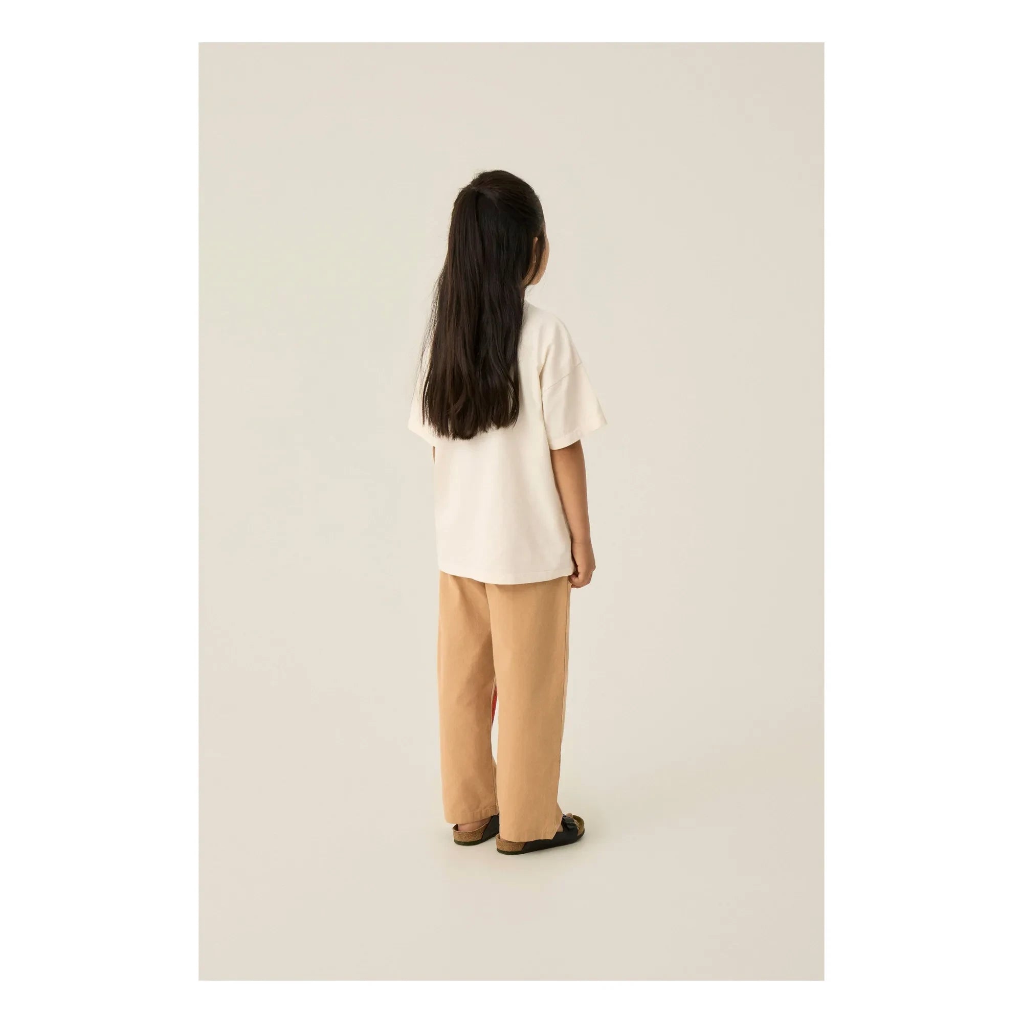 The Campamento - Oversized Telefon T-Shirt Bio-Baumwolle | Ecru