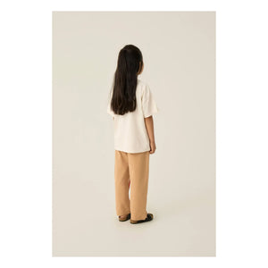 The Campamento - Oversized Telefon T-Shirt Bio-Baumwolle | Ecru
