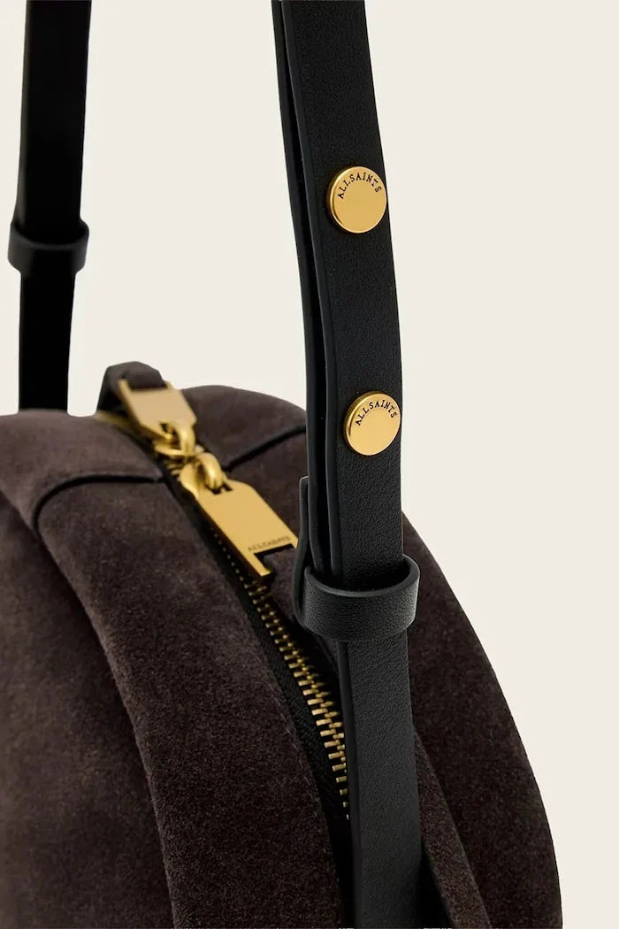 AllSaints ROSALIE kadın süet crossbody çanta