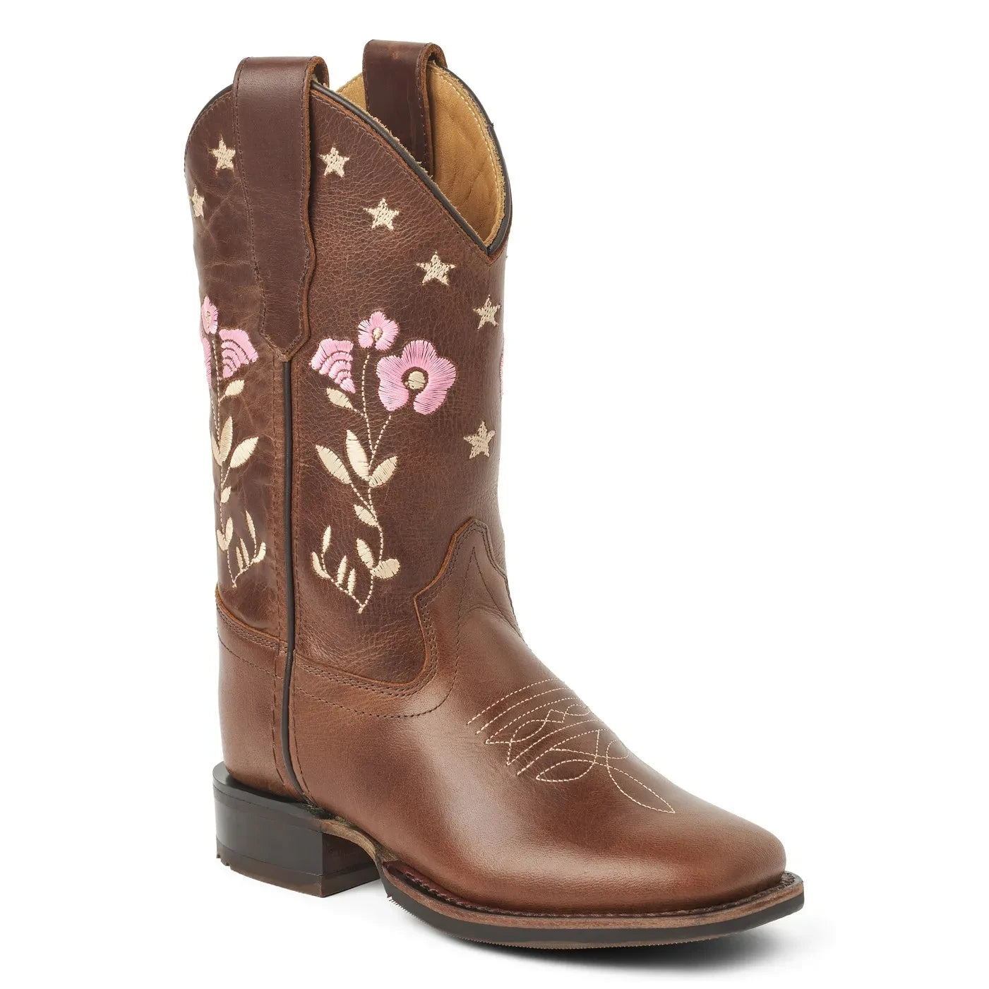 Copenhagen Colors - Cowboystiefel mit Blumenmuster - Copenhagen Colors X Bootstock | Dunkelbraun