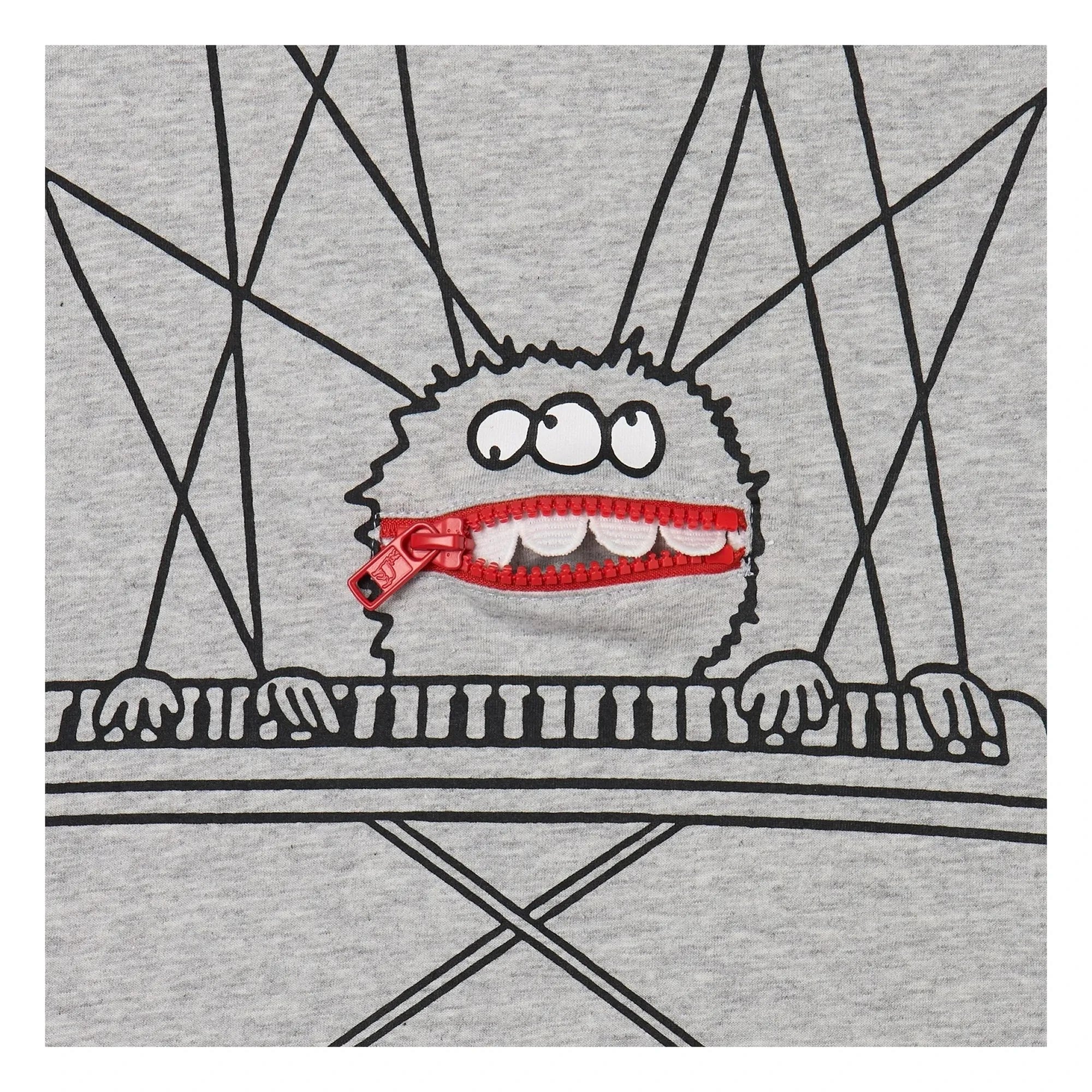 Stella McCartney Kids – Klavier-T-Shirt aus Bio-Baumwolle | Grau