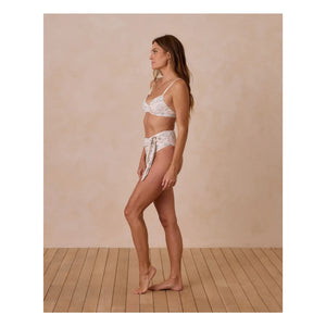 Rylee + Cru - Tile Geri Dönüştürülmüş Elyaf Jersey Çorap | Ecru