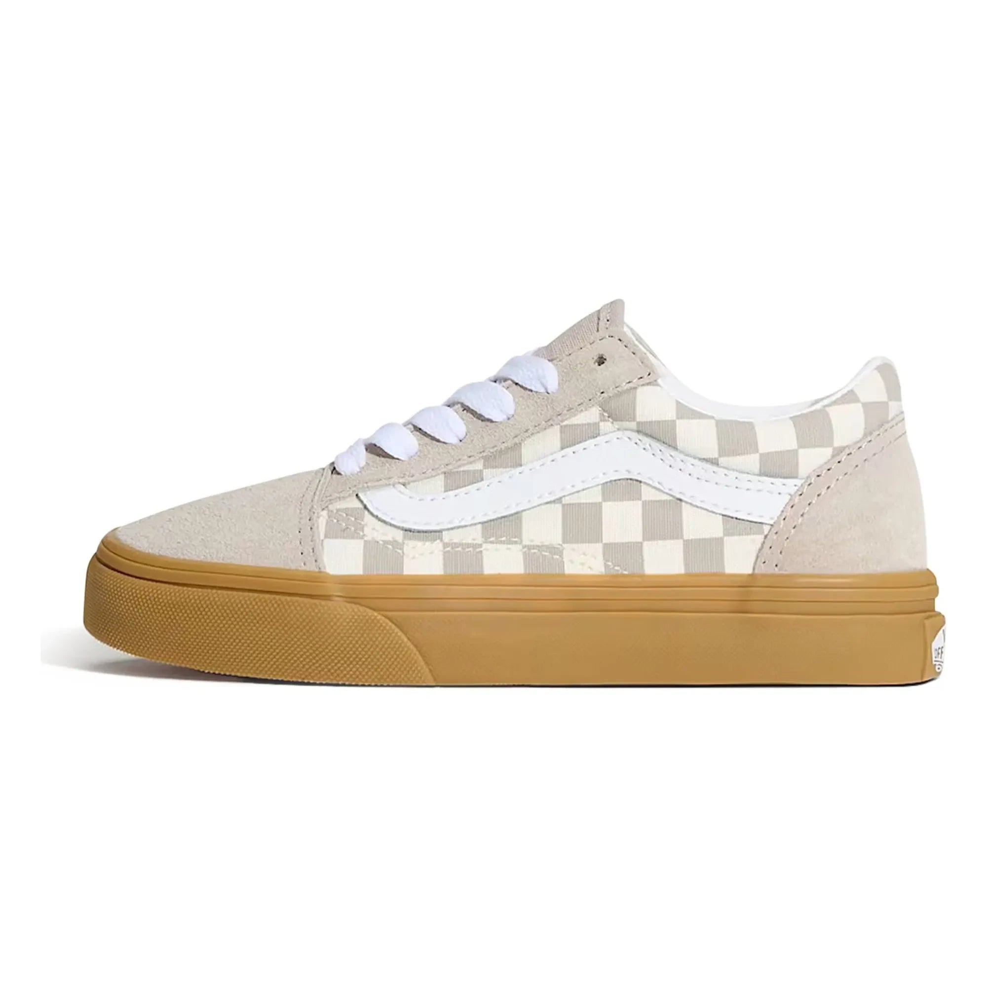 Vans - Sneakers Bağcıkları Old Skool Gum Check | Oatmeal