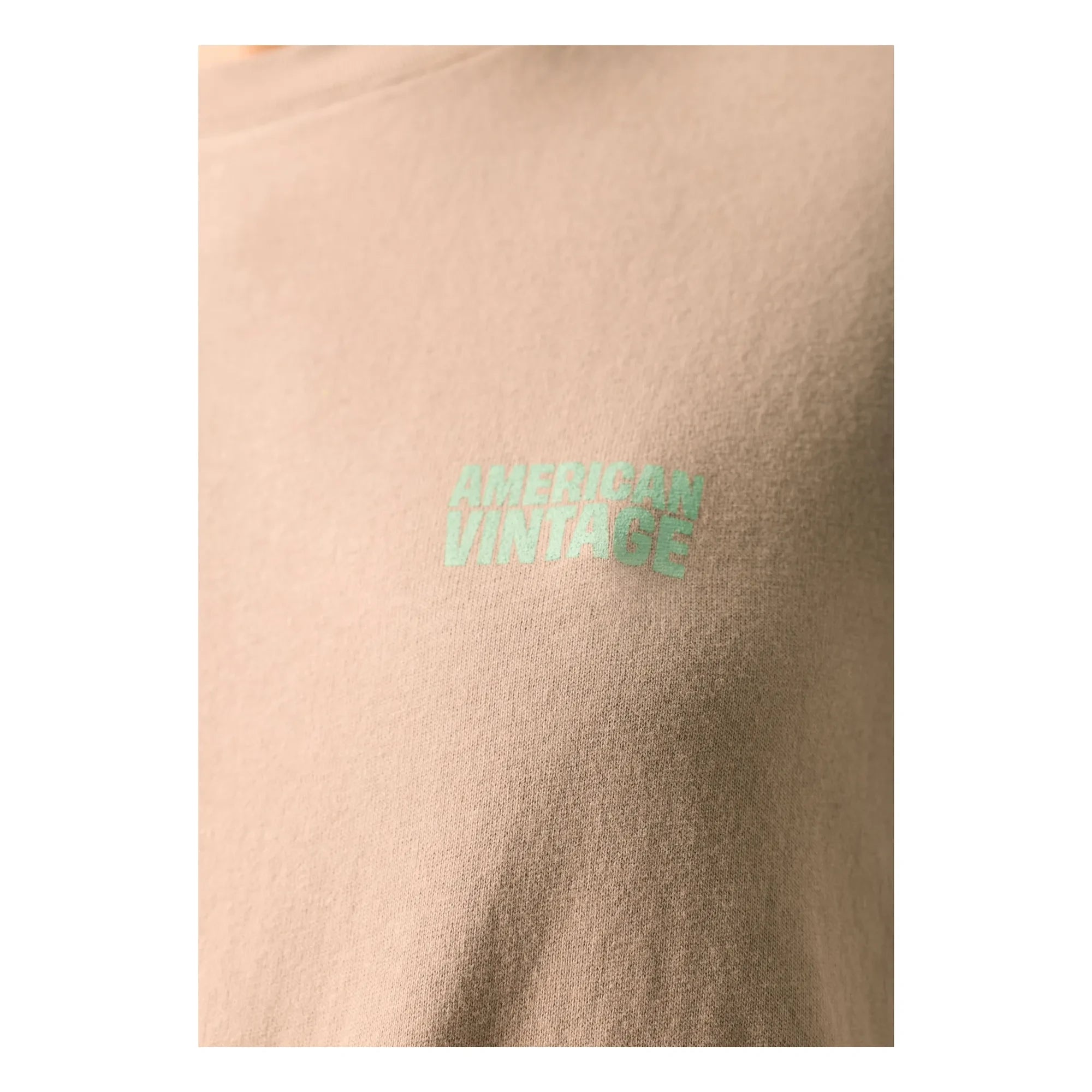 American Vintage - Ykobow Cotton T-Shirt | Beige