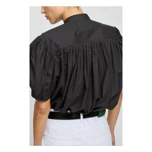 Laurence Bras - Ajmer Baumwollbluse | Schwarz