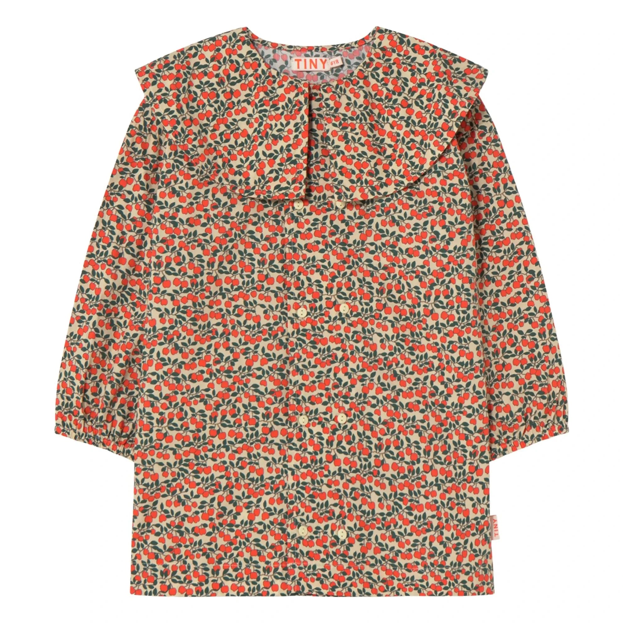 Tinycottons - Apple Popeline Kleid | Beige