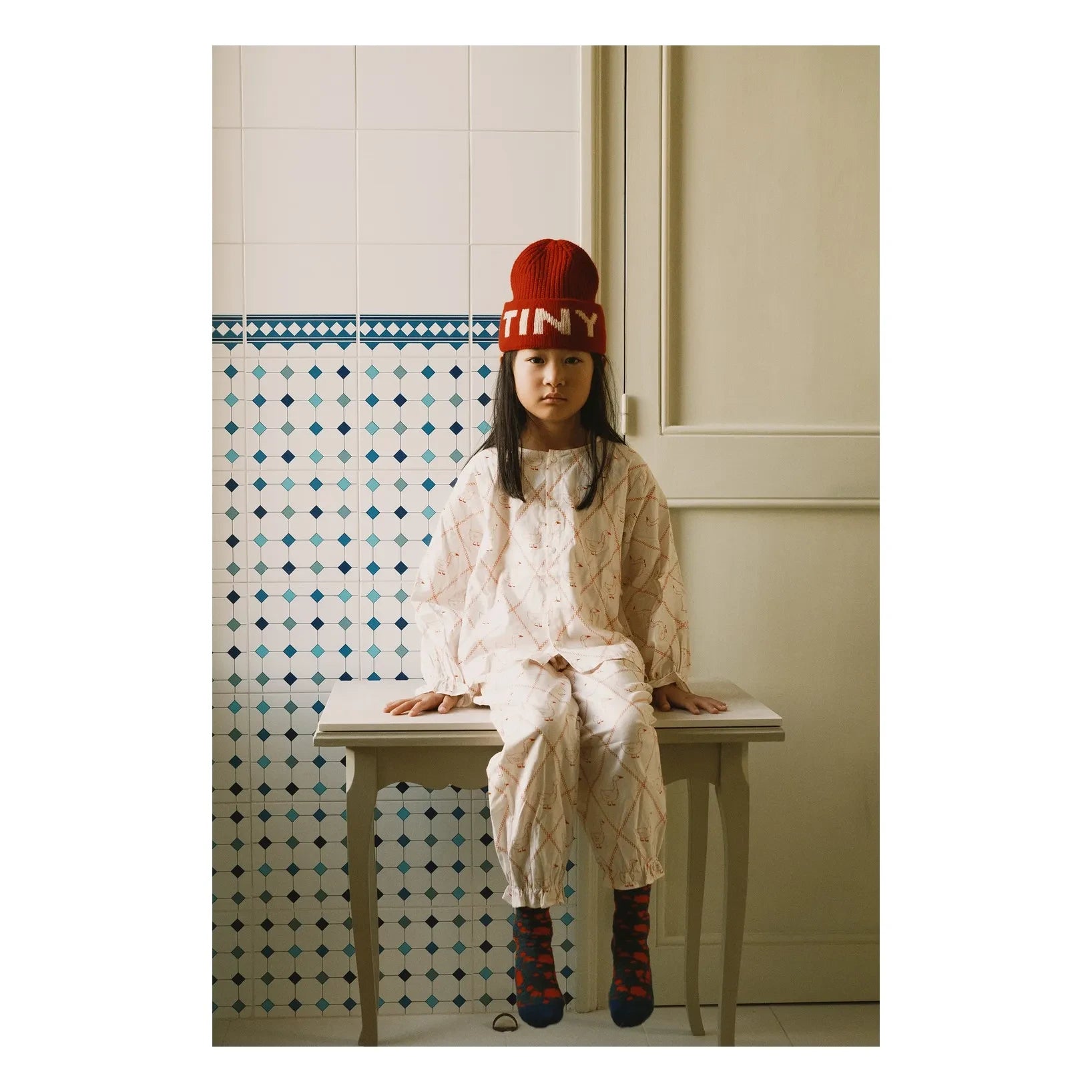 Tinycottons - "Kazlar" Pijama | Beyaz