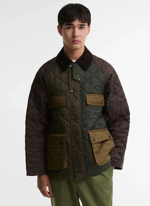 Barbour - Bedale SugarLump Quilted Jacket | Khaki