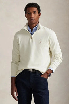Polo Ralph Lauren 40/1 DBL KNIT JACQ Pamuklu Kazak