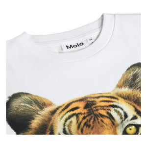 Molo - Rollo Tigre organik pamuk T-shirt | Beyaz