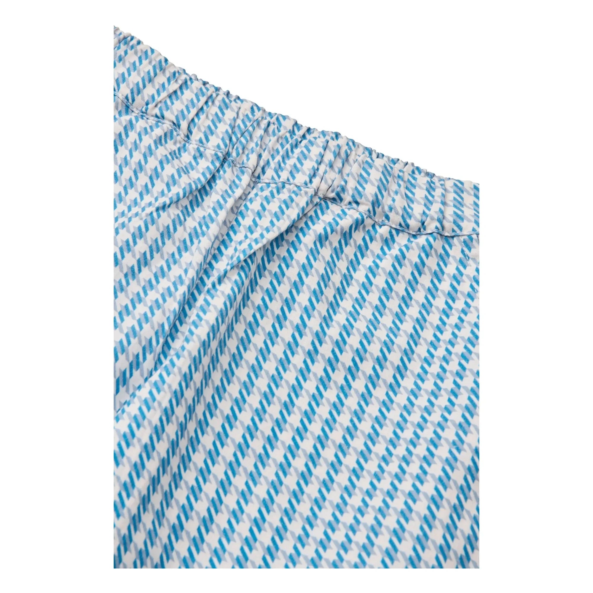Copenhagen Colors - Hahnentritt-Hose aus Bio-Baumwolle | Blau