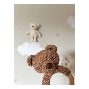 Patti Oslo - Bo the Bear diş kaşıma halkası | Kahverengi