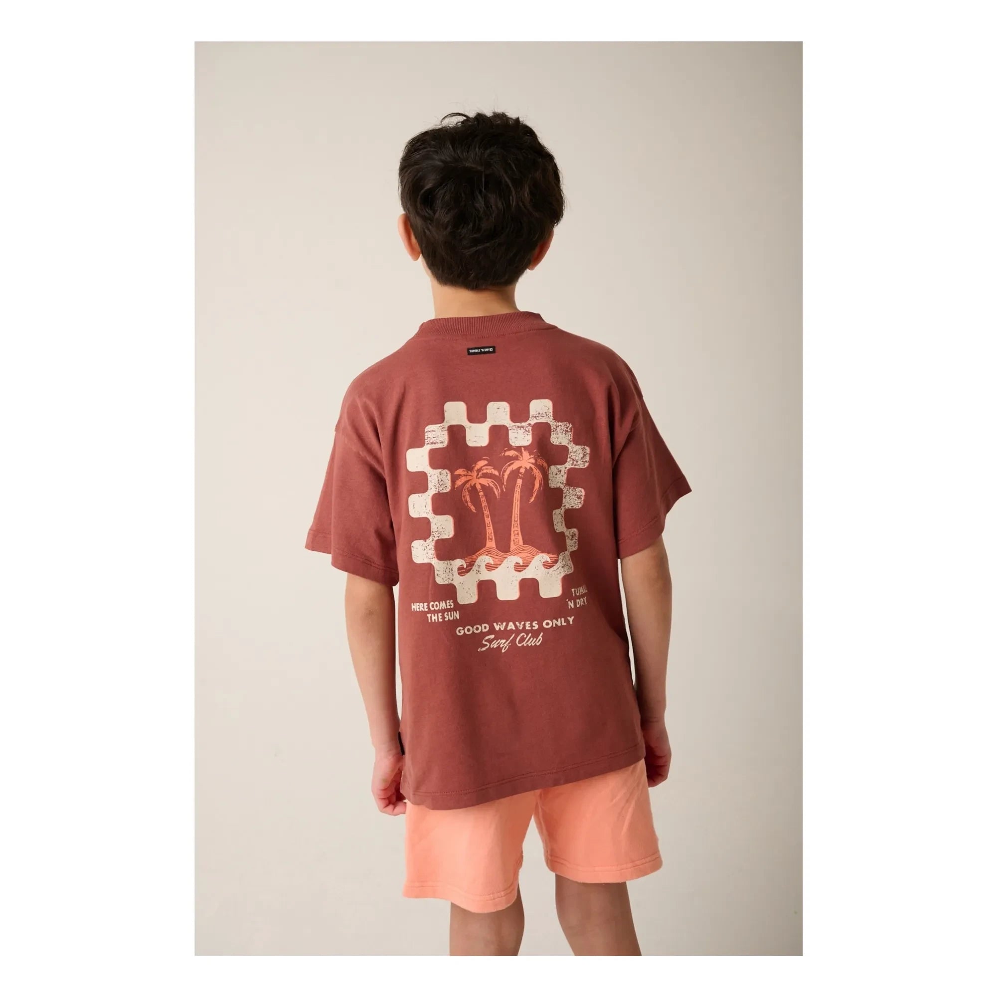 Tumble N'Dry – Oversize T-Shirt Port Douglas Recycelte Baumwolle | Rust