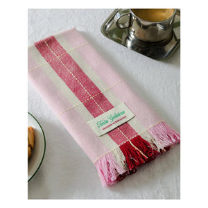 Tarta Gelatina - Organik pamuklu peçeteler - 2'li set | Pembe