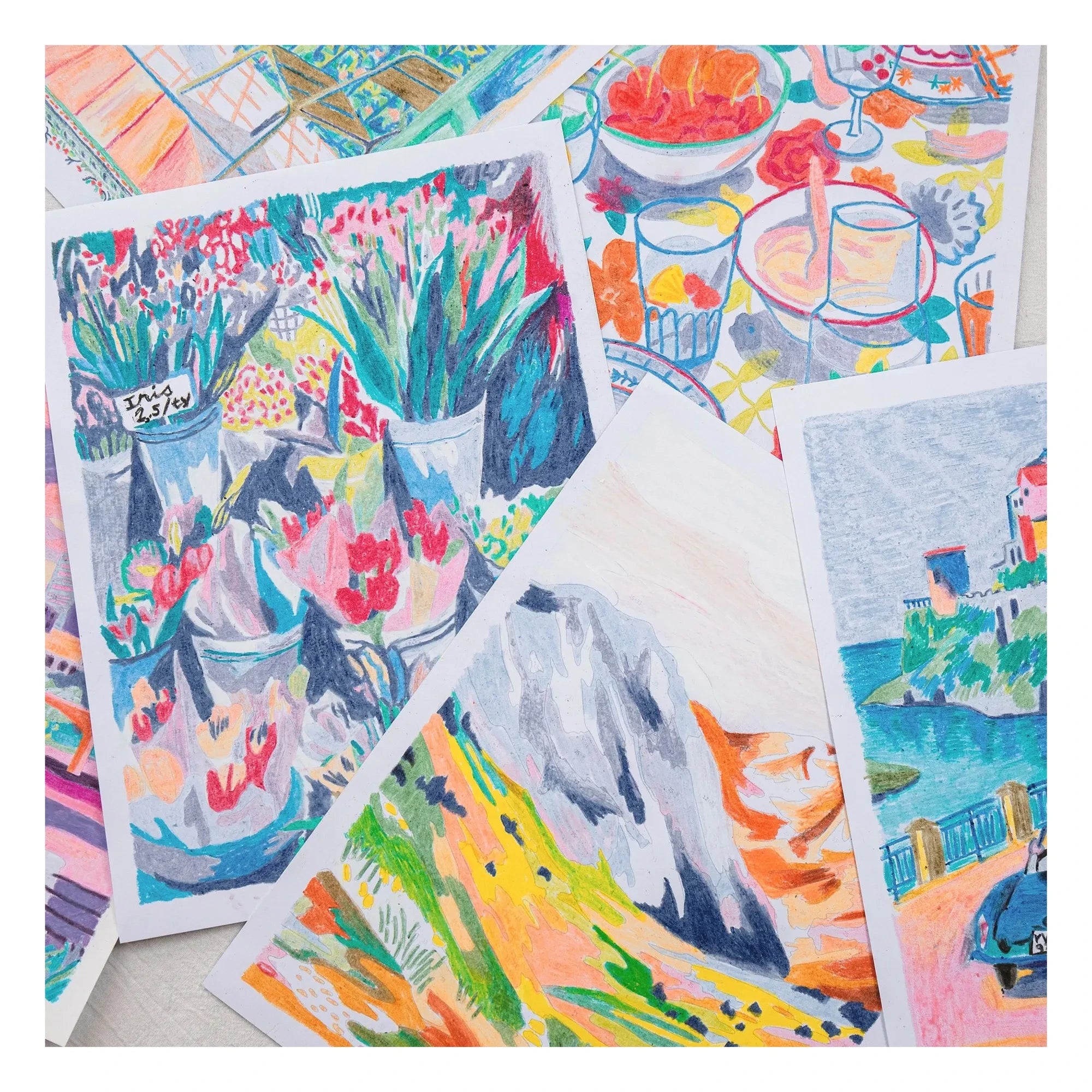 La Petite Épicerie - Numaralara göre pastel seti - Holland Bloom