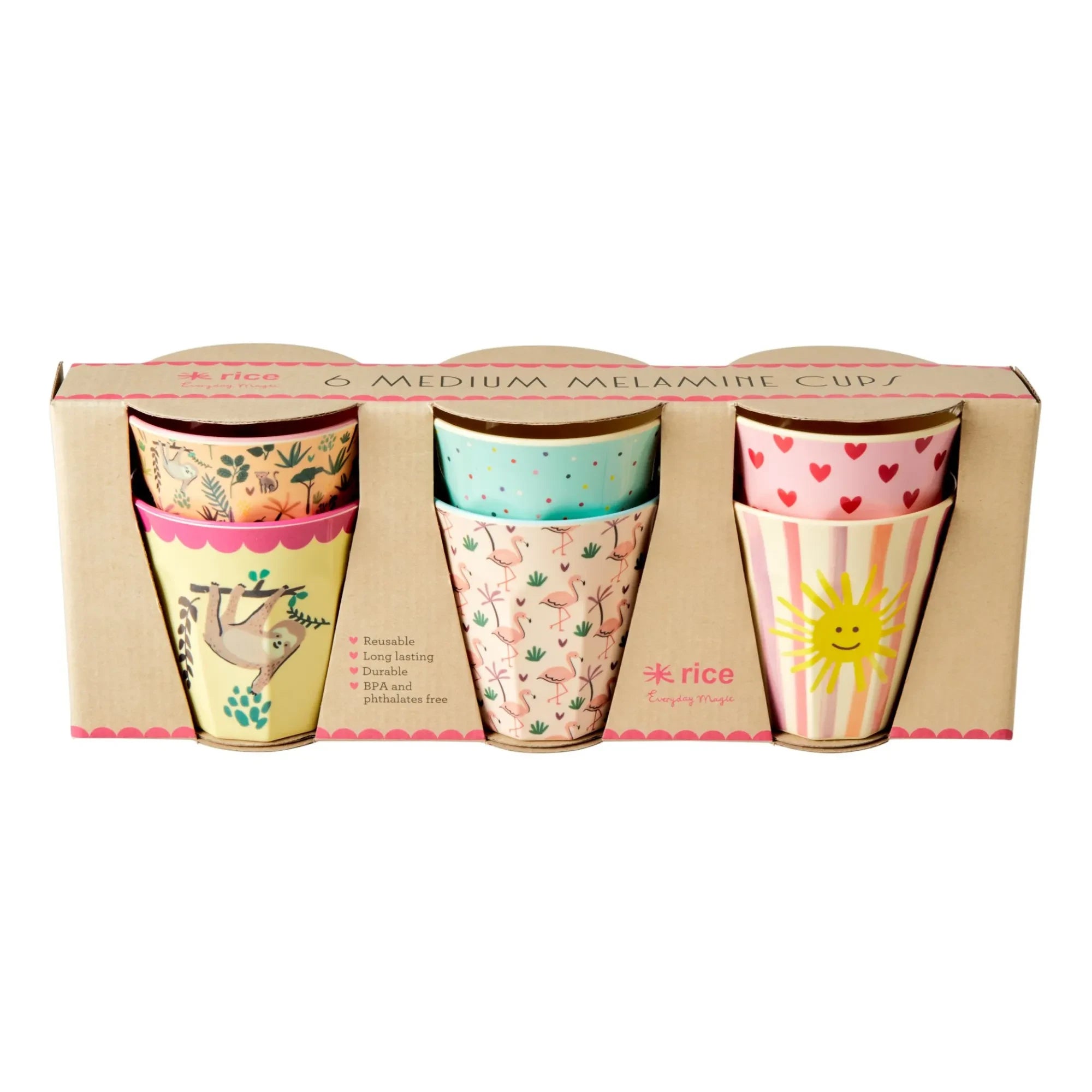 Rice - Funky Cups - 6er Set