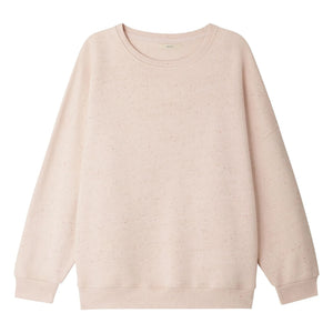 Sessùn - Chebbi Oversize Organik ve Geri Dönüştürülmüş Pamuk Sweatshirt | Marled pembe