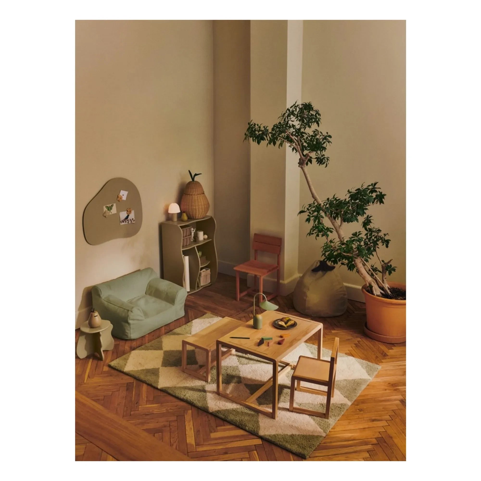 Ferm Living Kids - Billow puf | Sage