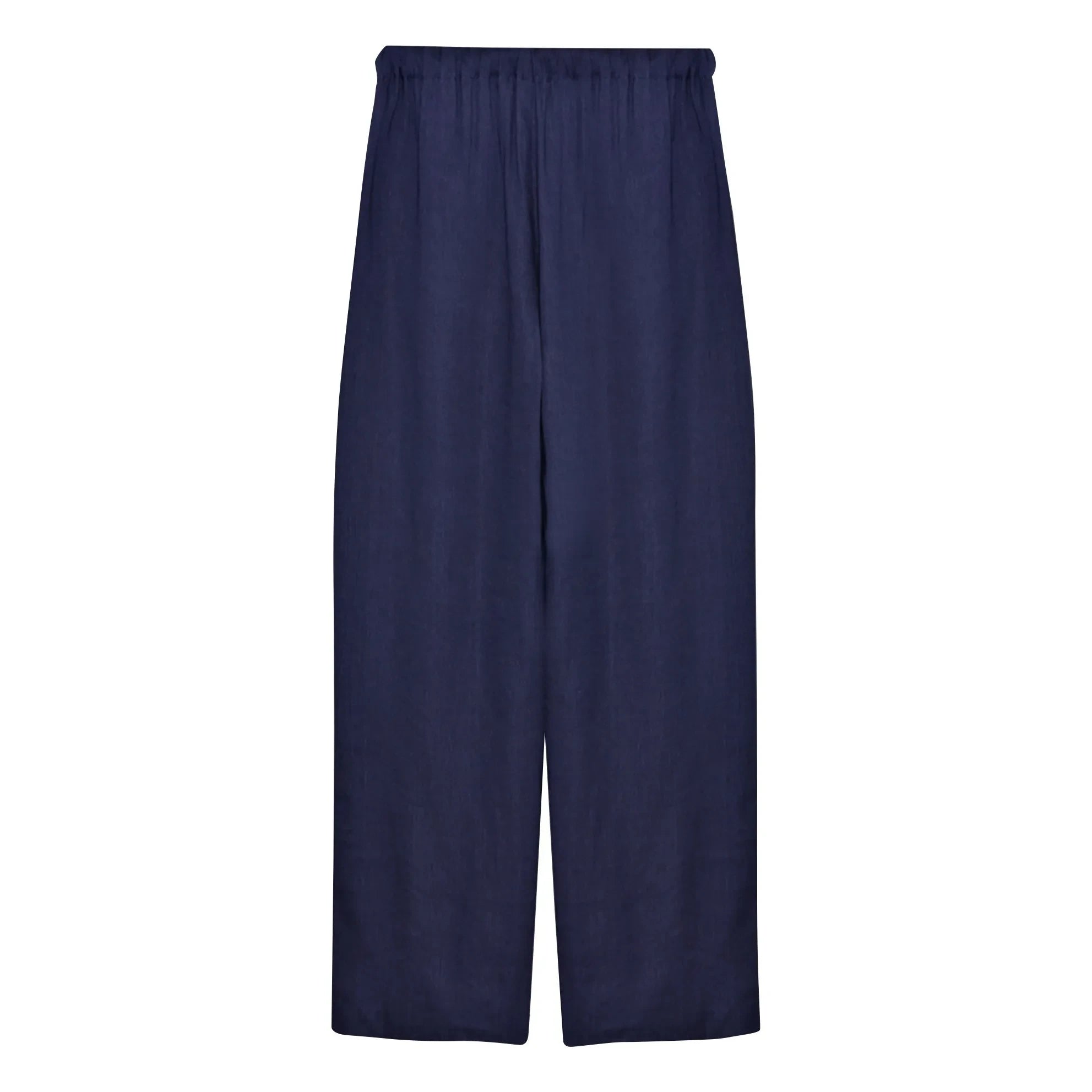 the new society - Luz Linen Pants | Night Blue