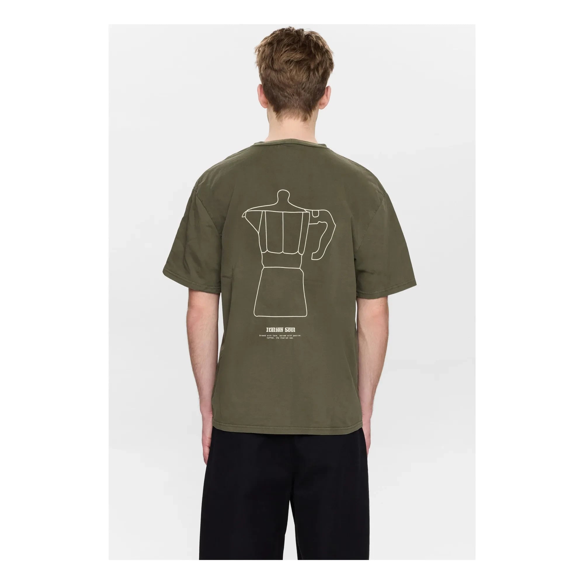 Anerkjendt - Akvillads Italian T-Shirt | Dark Green