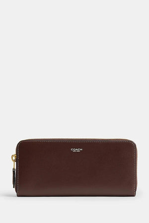 Coach kadın deri cüzdan Accordion Zip