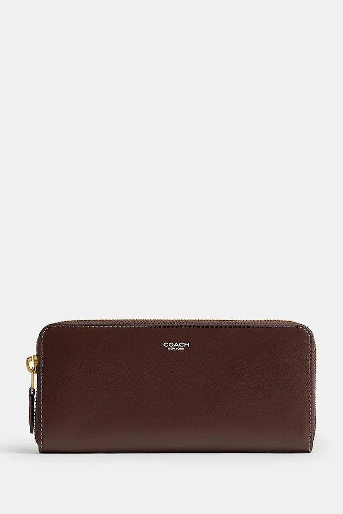 Coach kadın deri cüzdan Accordion Zip