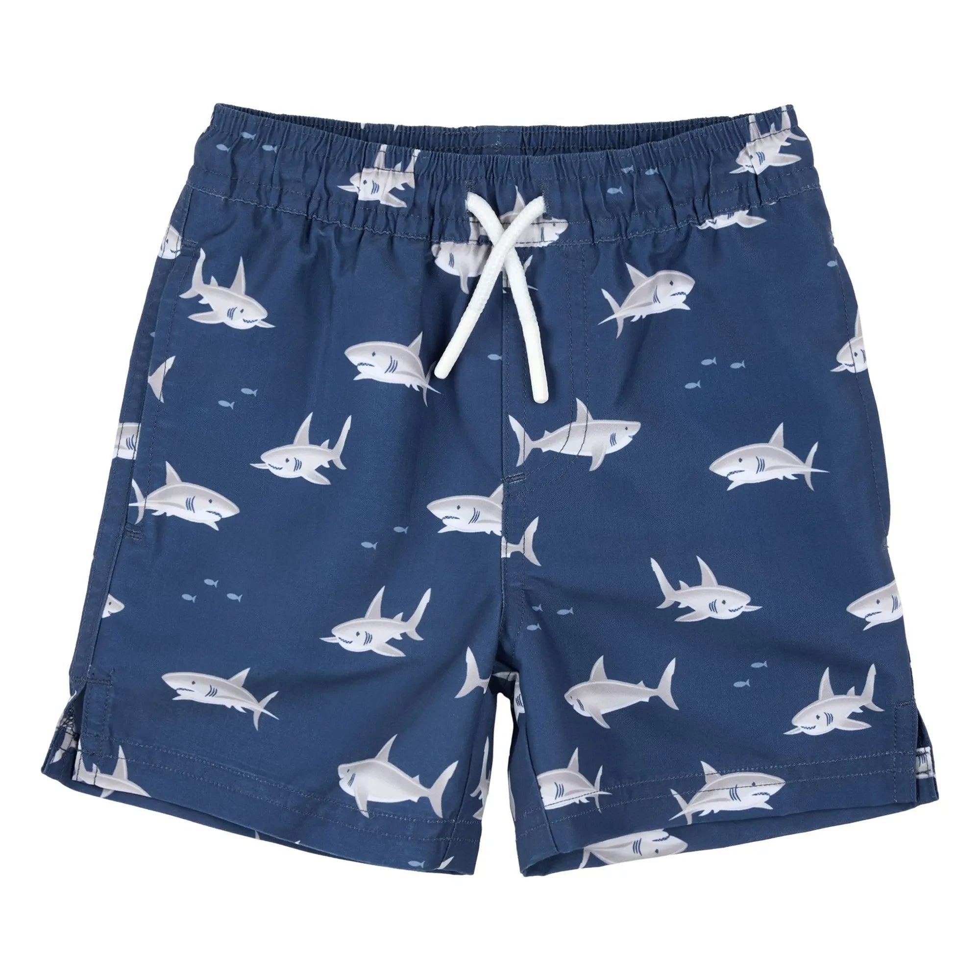 Petit Lem - Sharks Swim Shorts Geri Dönüştürülmüş Elyaf | Lacivert
