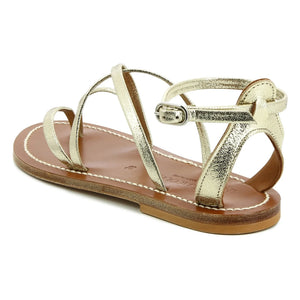 K.Jacques - Epicure Metalik Sandaletler | Şampanya
