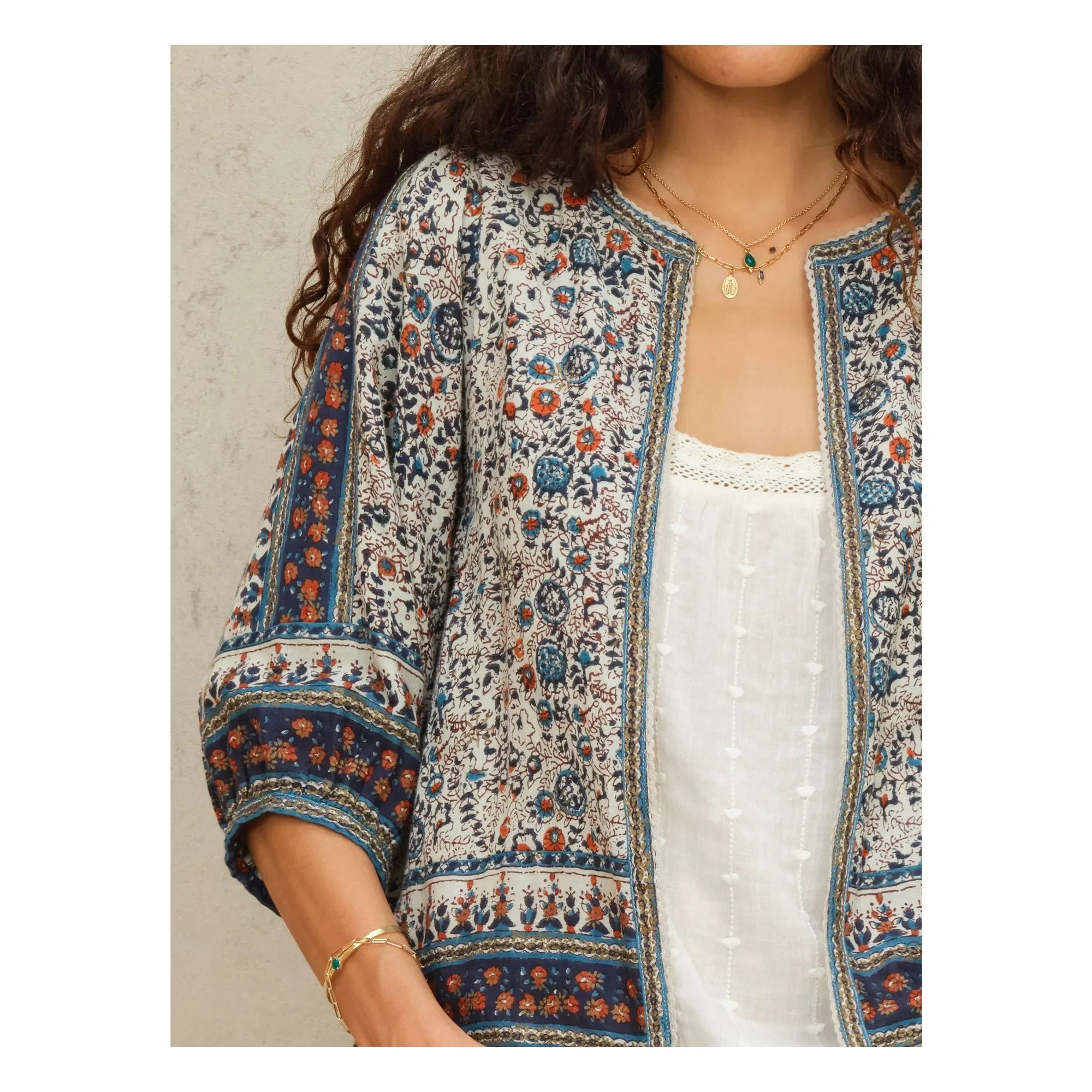 M.A.B.E. - Cass Cotton Jacket | Indigo