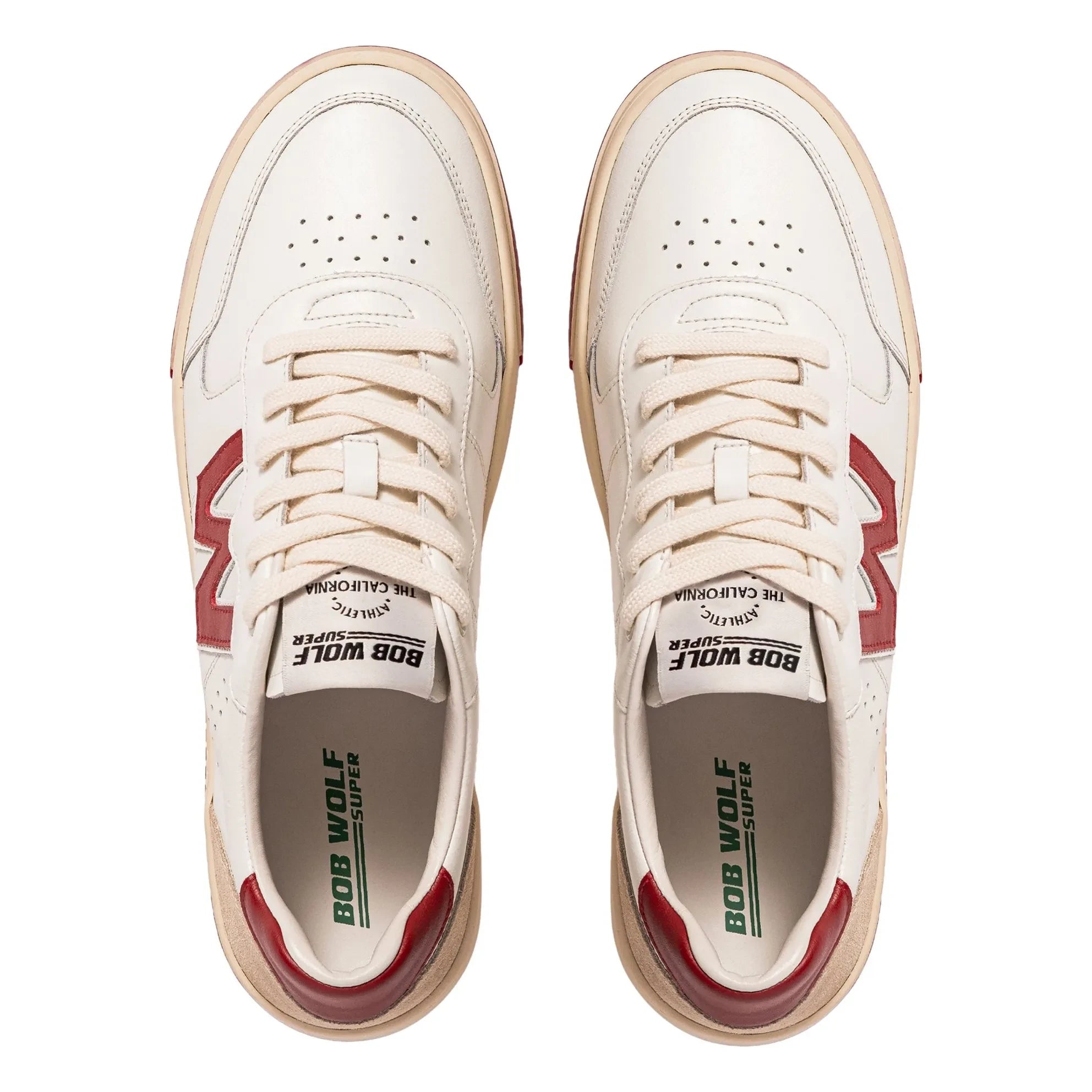 Bob Wolf - Legacy Leder- und Wildleder-Sneaker | Rot