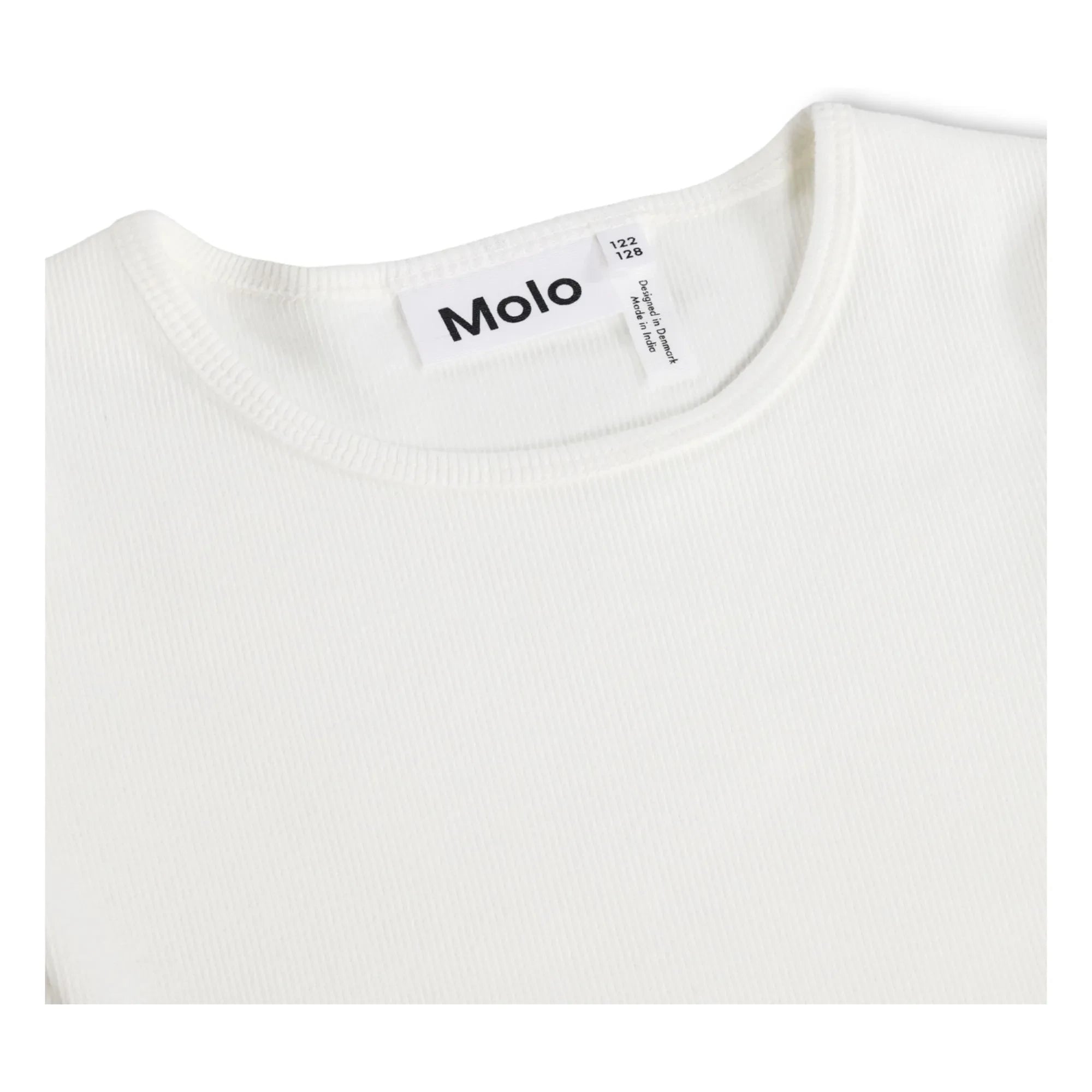 Molo - Cissa Regenbogen Kleid aus Bio-Baumwolle | Weiß