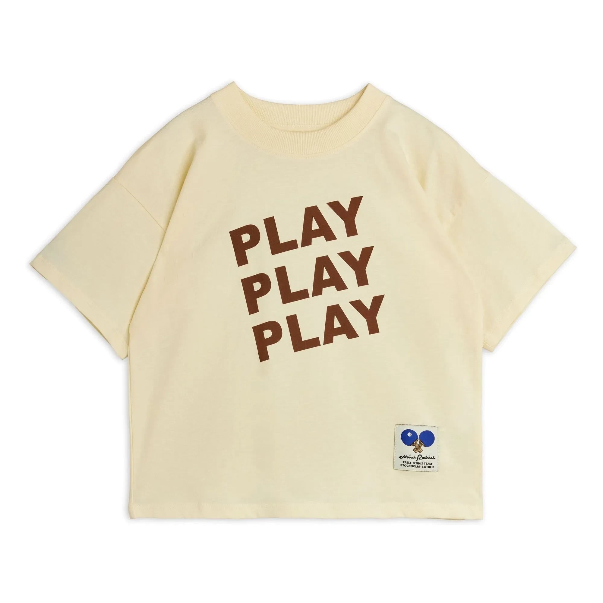 Mini Rodini - Spiel-T-Shirt Bio-Baumwolle | Ecru