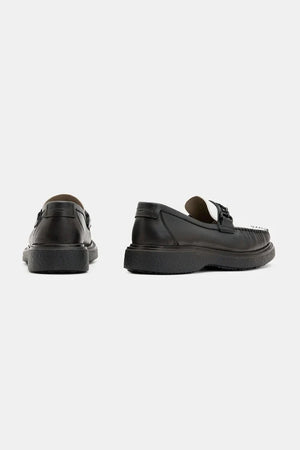 AllSaints Gibbs Chain Loafer Deri Mokasen