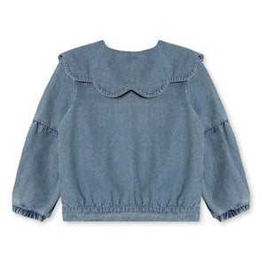 Fliink - Denim Don Flowers Ceket | Açık Mavi