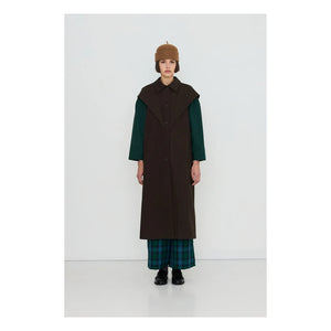 The Tiny Big Sister - Cotton Trench Coat | Amber