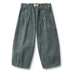 Wheat - Juno Cordhose aus Bio-Baumwolle | Grau-blau