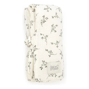 Babyshower - Knot Olive Bloom travel changing mat | Ecru