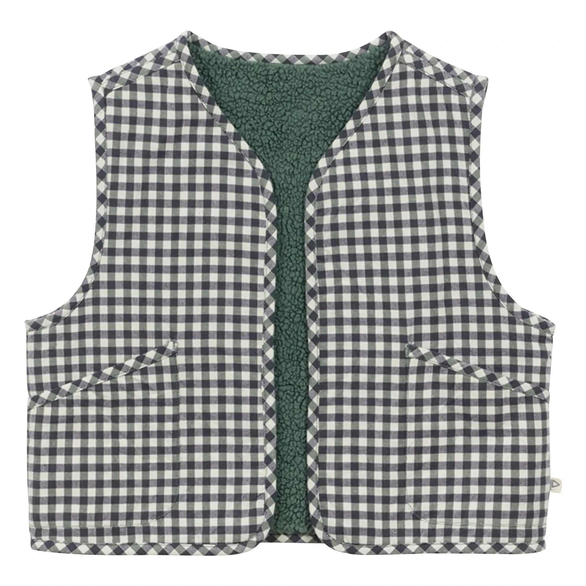 Arsène et Les Pipelettes - Giulia Sherpa Double-Sided Jacket | Green