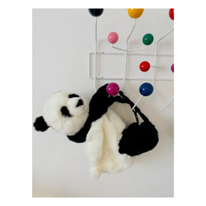 Wild & Soft - Panda sırt çantası | Noir/Blanc