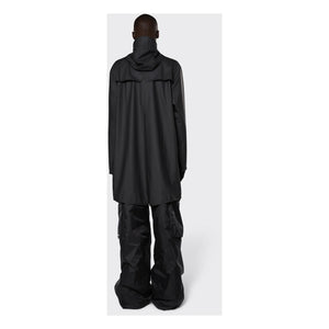 Rains - Unisex Uzun Su Geçirmez Waxcoat | Siyah