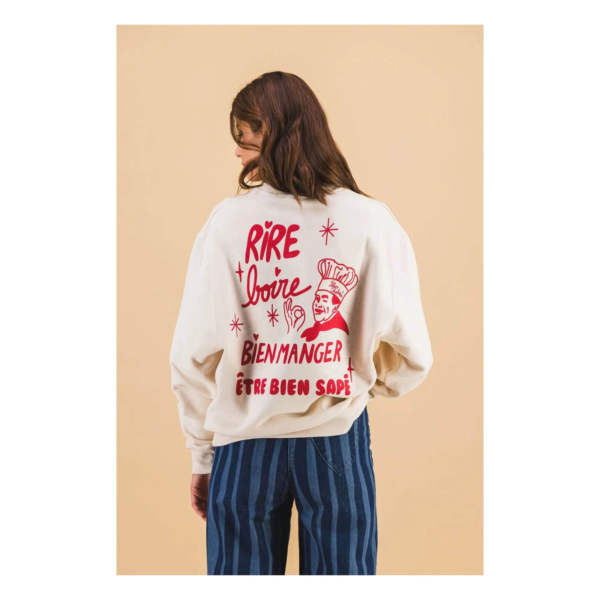 Elise Chalmin - Luigi Pamuk Sweatshirt | Ecru