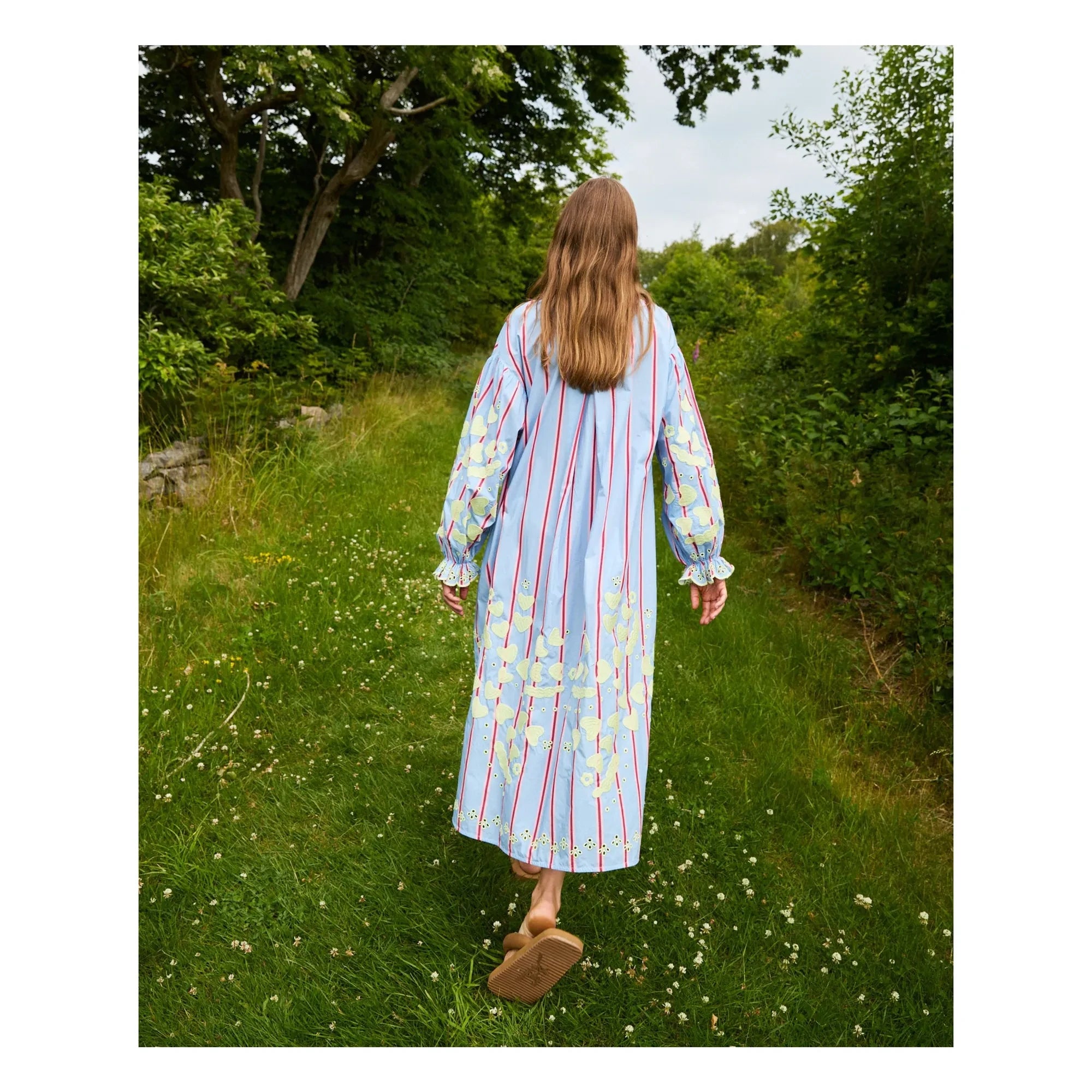 SISSEL EDELBO - Elisabeth Striped Dress | Blue