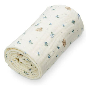 Cam Cam - Mavi yaban mersini muslin battaniye