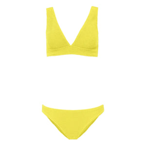 Sorbet Island - Aqua Two-Piece Swimsuit | Yellow