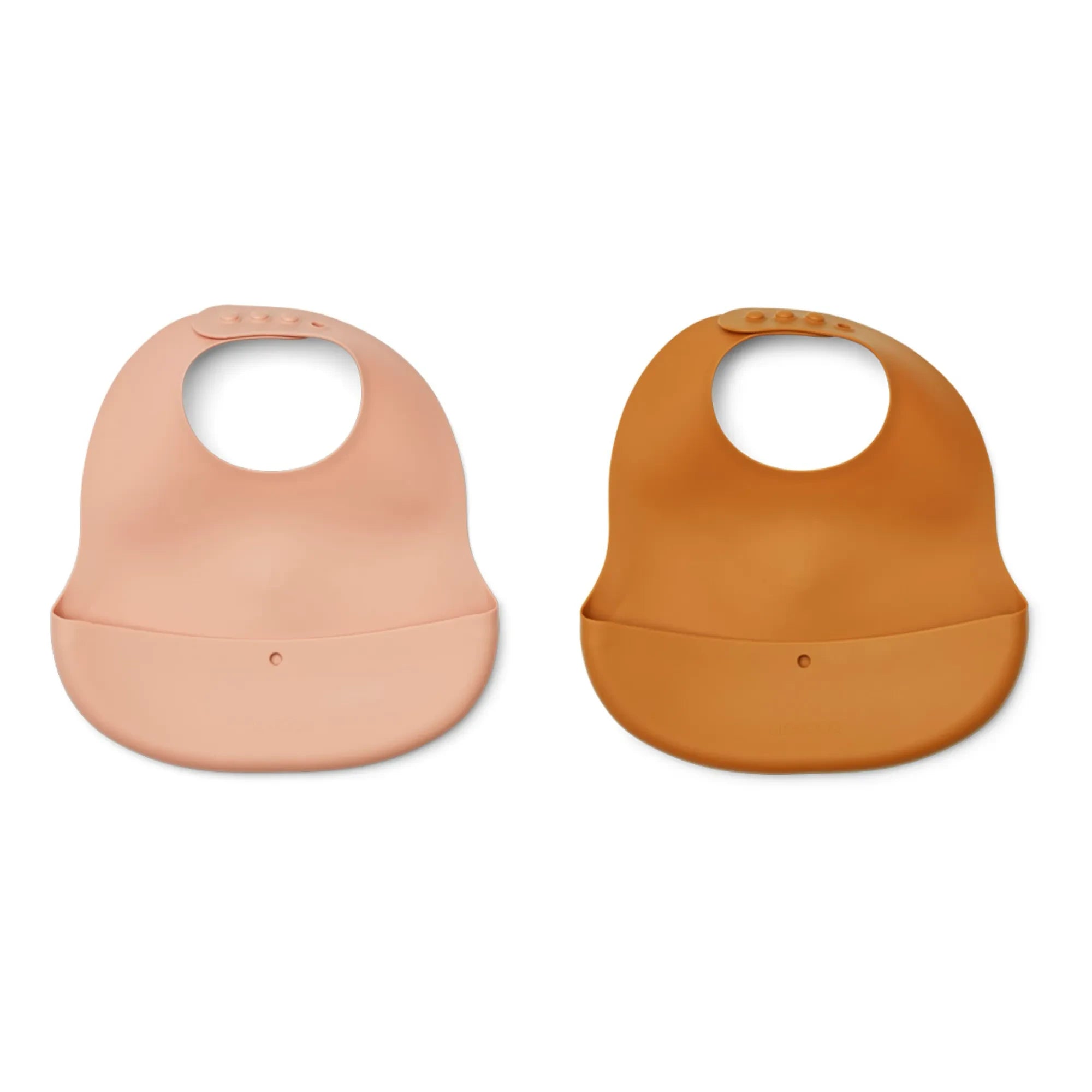 Liewood - Ember Silicone Bibs - Set of 2 | Pink