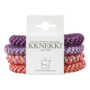 Bon Dep - Pack of 4 Kknekki Scrunchies | Purple